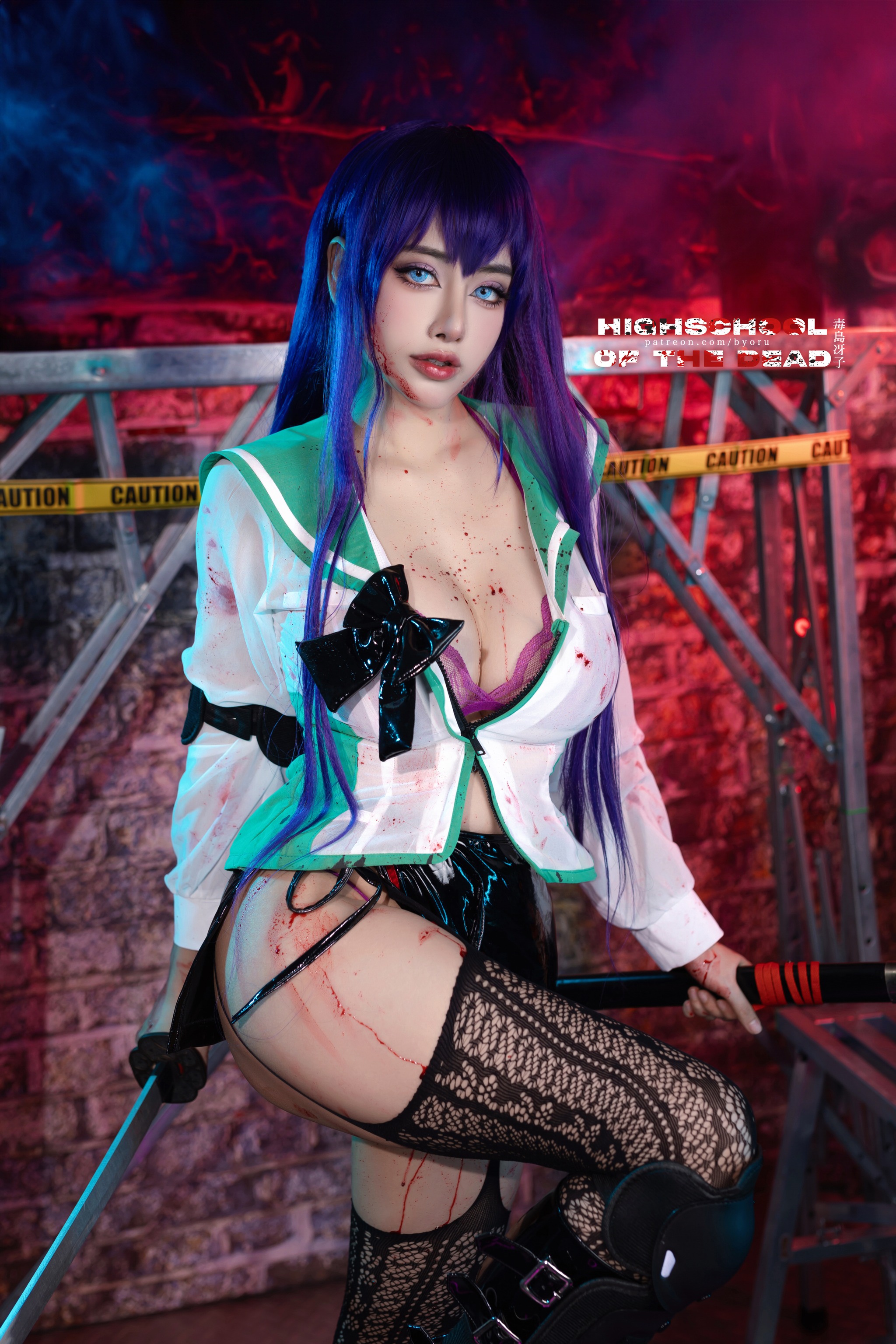 图片[1]-Byoru – NO.180 Saeko Busujima[47P]-XikXak